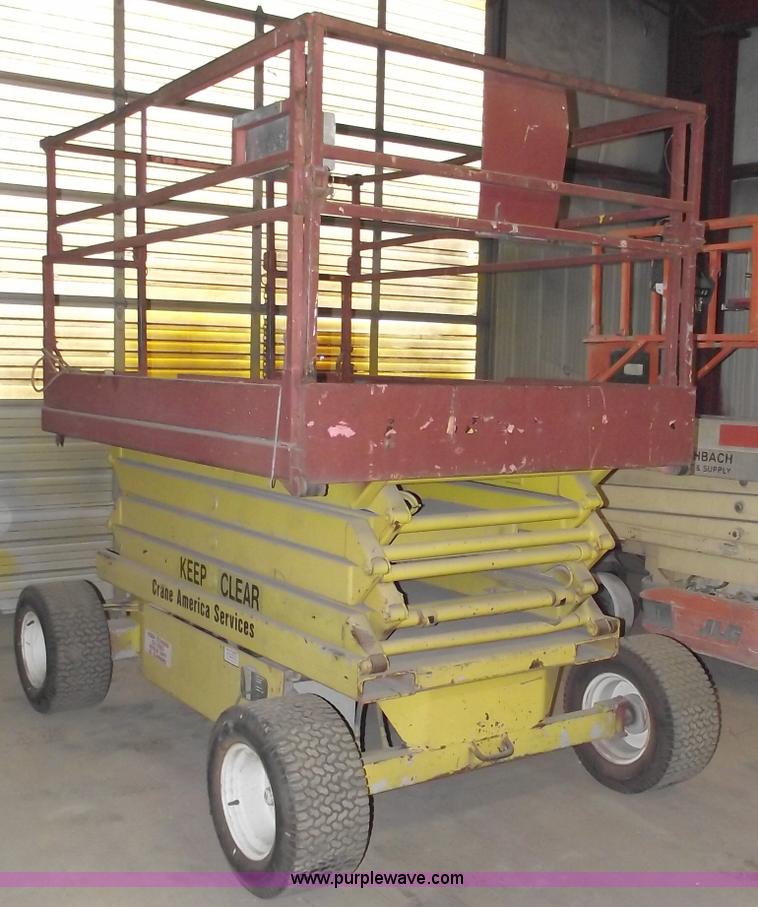 image for item C5574 1993 Skyjack 6826 electric scissor lift