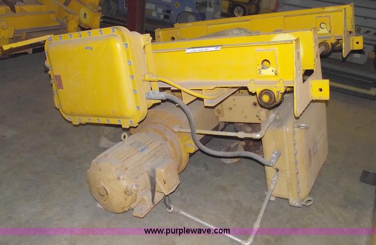 image for item C5576 (2) 7.5 ton Acco-Wright hoist and trolley