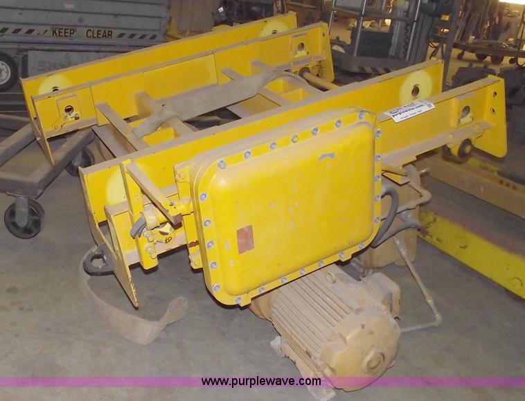 image for item C5576 (2) 7.5 ton Acco-Wright hoist and trolley
