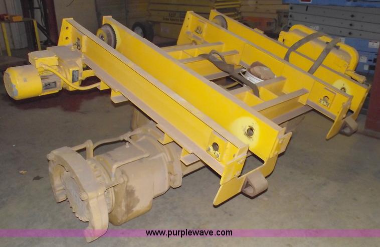 image for item C5576 (2) 7.5 ton Acco-Wright hoist and trolley