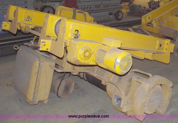 image for item C5576 (2) 7.5 ton Acco-Wright hoist and trolley