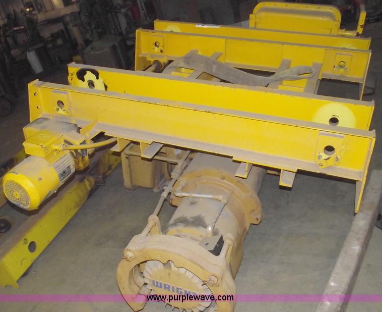 image for item C5576 (2) 7.5 ton Acco-Wright hoist and trolley