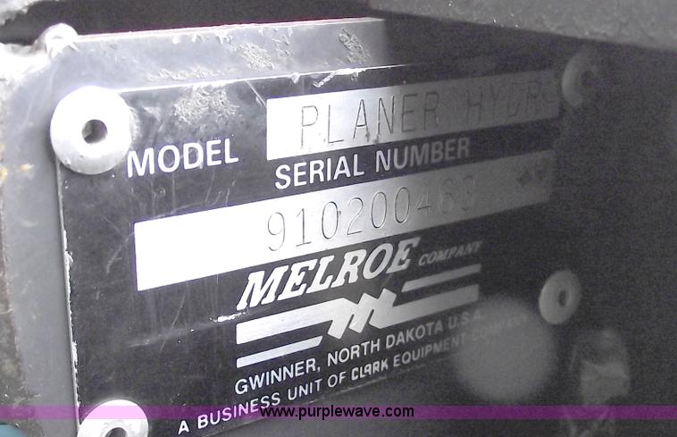 image for item C5592 Bobcat Planer HYDR 18" High Flo planer