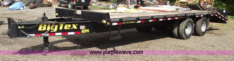 image for item C5598 2008 Big Tex 25' tandem axle trailer