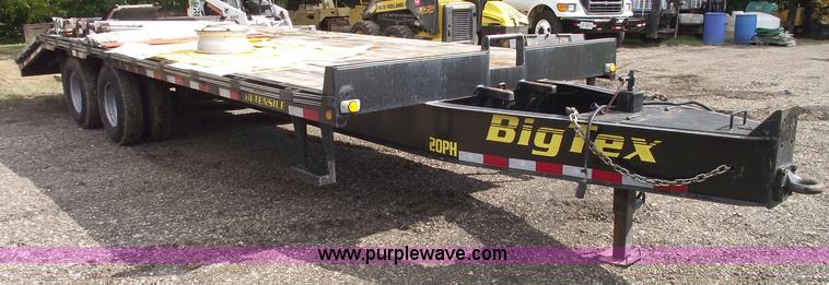 image for item C5598 2008 Big Tex 25' tandem axle trailer