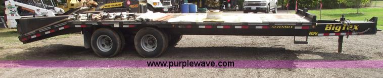 image for item C5598 2008 Big Tex 25' tandem axle trailer