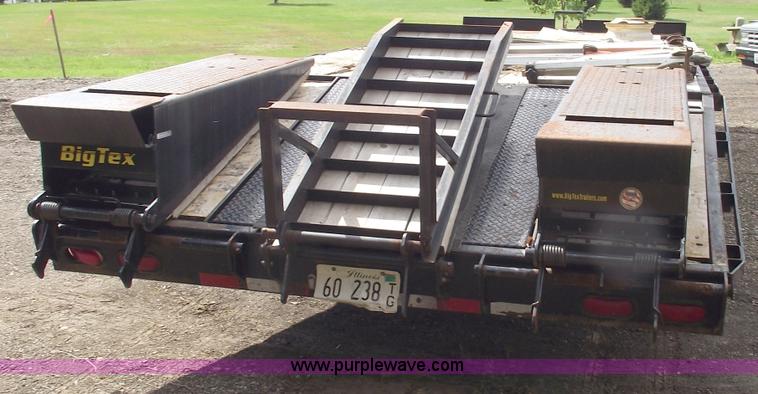 image for item C5598 2008 Big Tex 25' tandem axle trailer