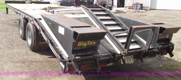 image for item C5598 2008 Big Tex 25' tandem axle trailer