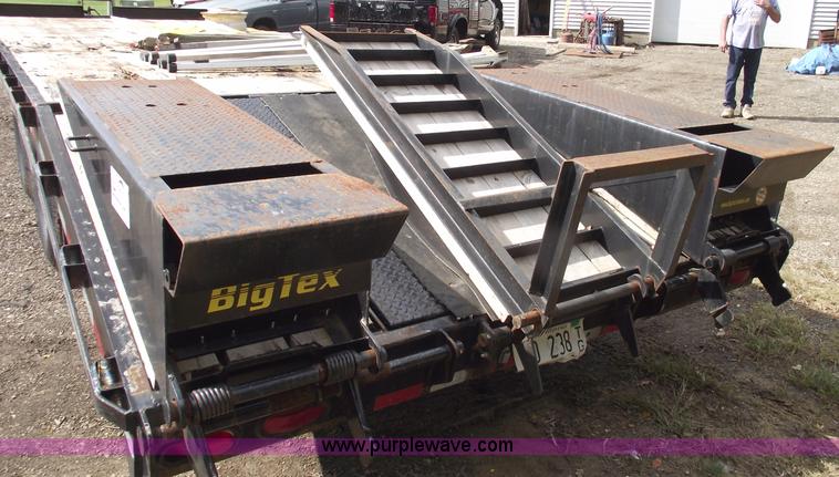 image for item C5598 2008 Big Tex 25' tandem axle trailer
