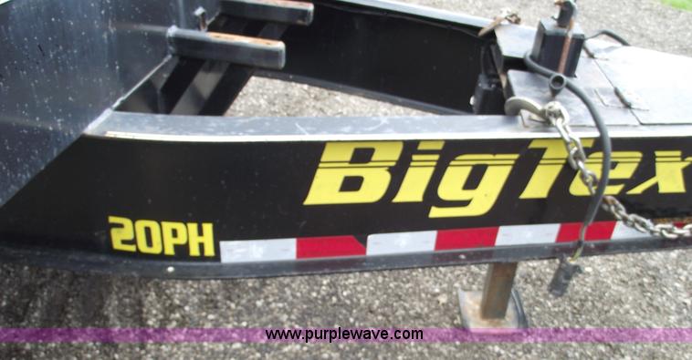 image for item C5598 2008 Big Tex 25' tandem axle trailer