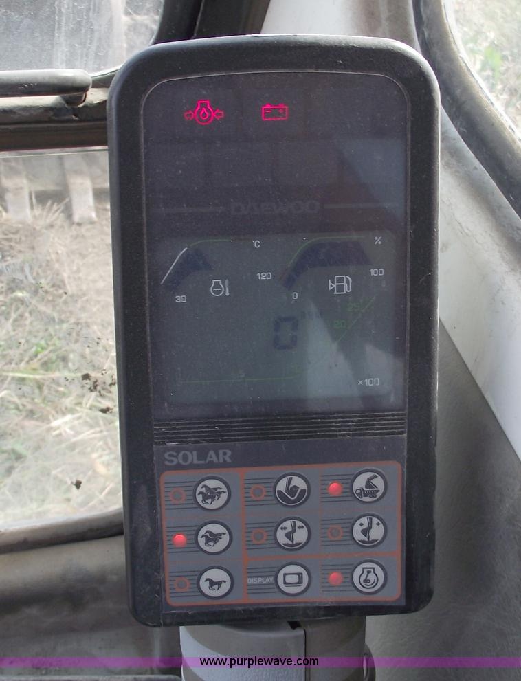 image for item C5652 1999 Daewoo Solar 130 III excavator