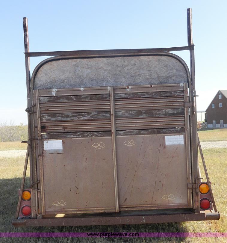 image for item A3246 1988 Rawhide 16' horse trailer