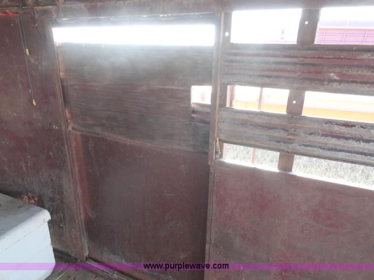 image for item A3246 1988 Rawhide 16' horse trailer