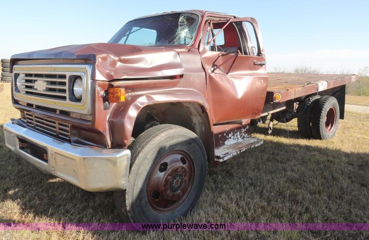 image for item A3251 1976 Chevrolet C50 dump truck with hoist