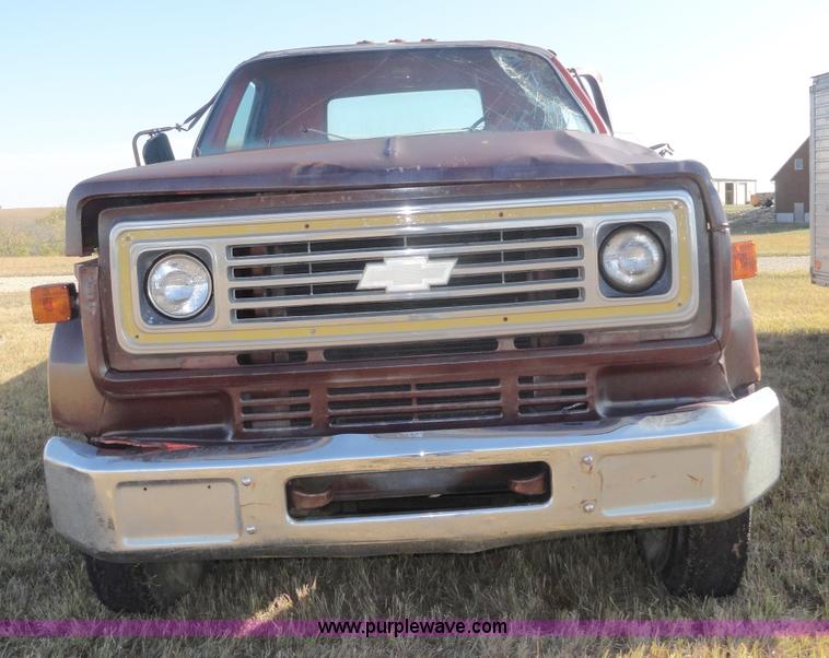 image for item A3251 1976 Chevrolet C50 dump truck with hoist