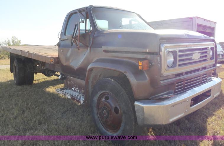 image for item A3251 1976 Chevrolet C50 dump truck with hoist