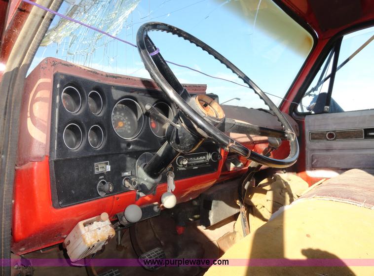 image for item A3251 1976 Chevrolet C50 dump truck with hoist