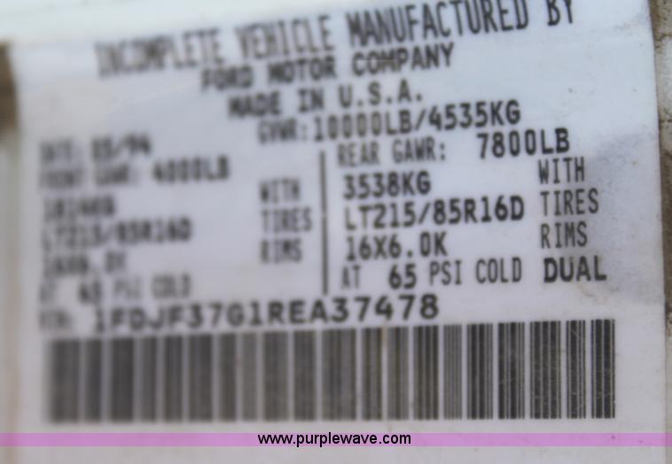 image for item A3610 1994 Ford F350 XLT pickup truck