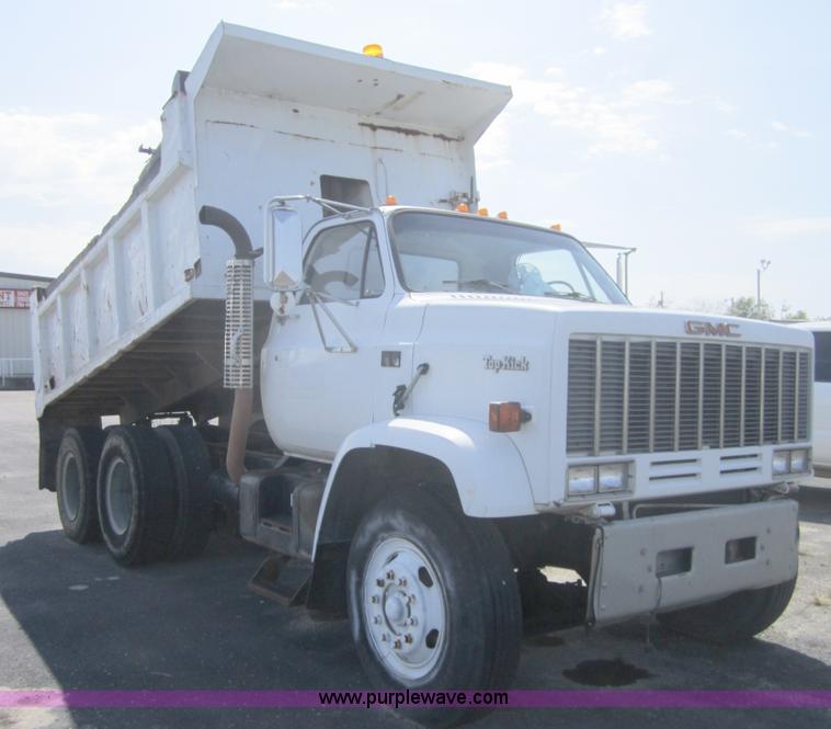 image for item C5013 1989 GMC TopKick 7000 dump truck