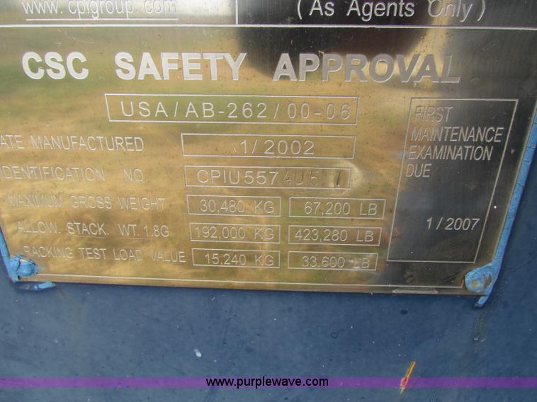 image for item D9054 2002 storage container