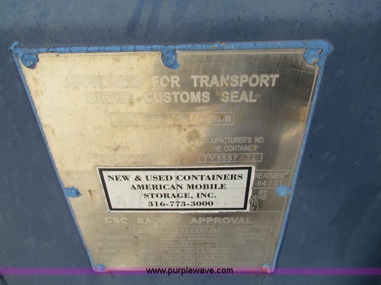 image for item D9055 2002 storage container