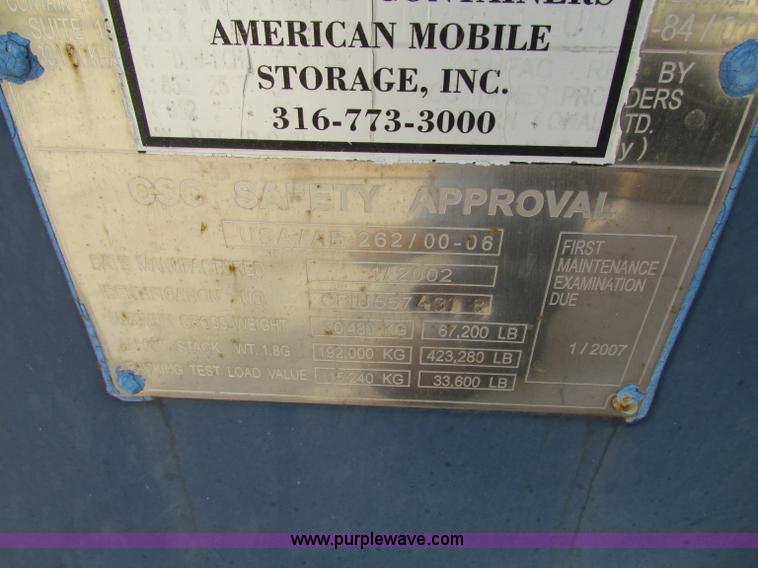 image for item D9055 2002 storage container