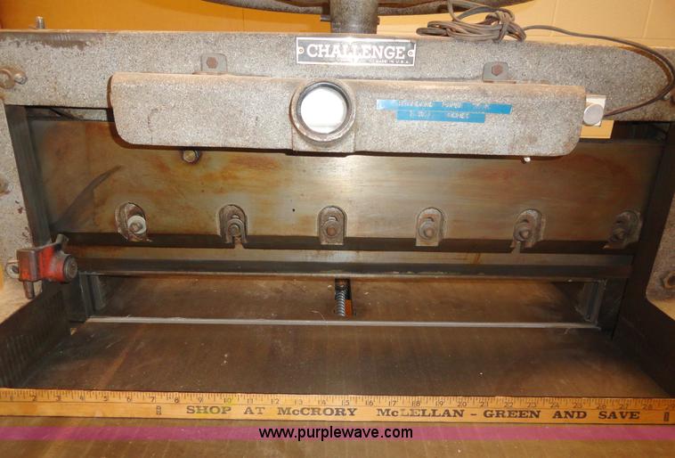 image for item F9453 Challenge HL paper cutter