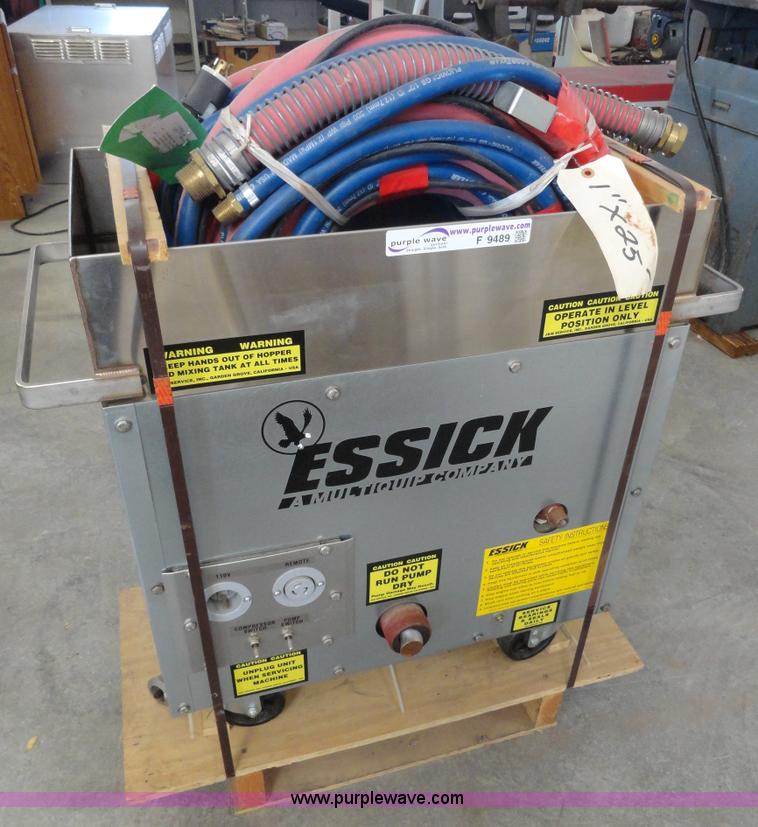 image for item F9489 Multiquip EsSick texture machine