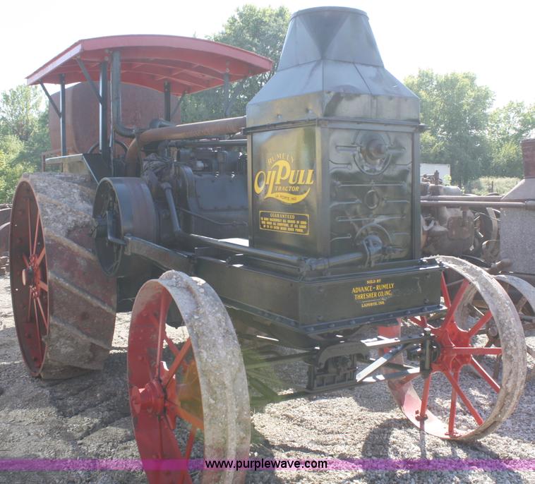 image for item A2382 1923 Advance Rumely oil pull G20/40 tractor