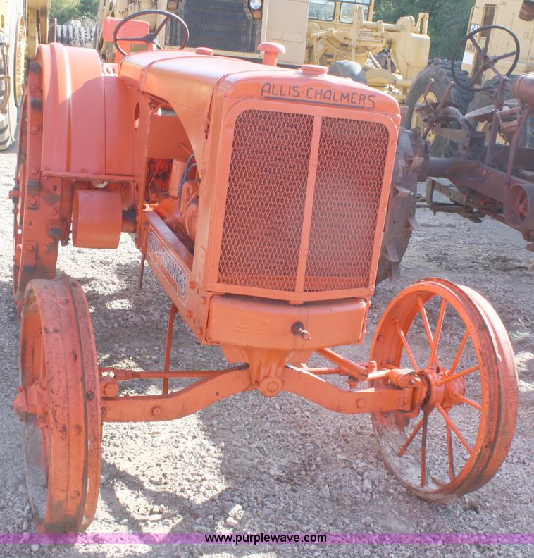 image for item A2387 Allis WF tractor