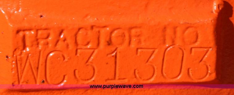 image for item A2393 Allis Chalmers WC tractor