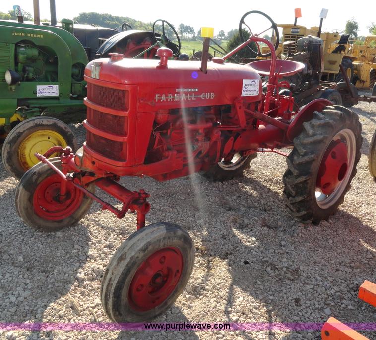 image for item A2408 Mccormick Farmall Cub tractor