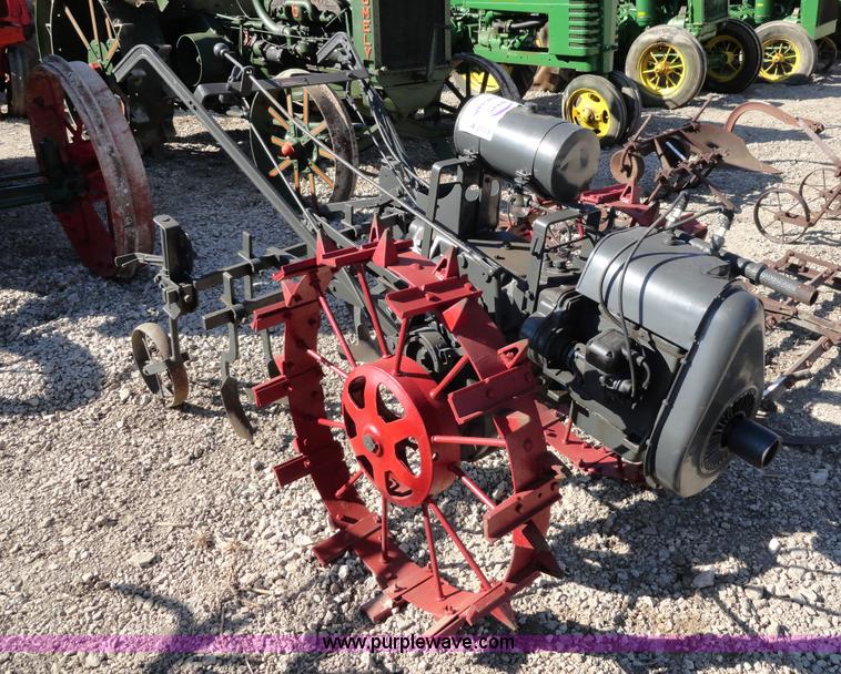 image for item A2411 Viking garden tractor with cultivator