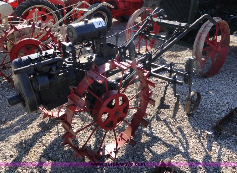 image for item A2411 Viking garden tractor with cultivator