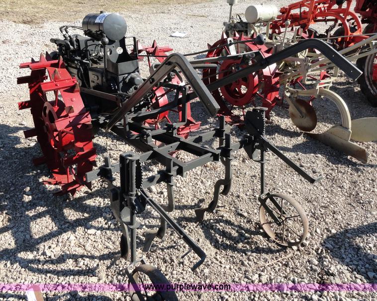 image for item A2411 Viking garden tractor with cultivator