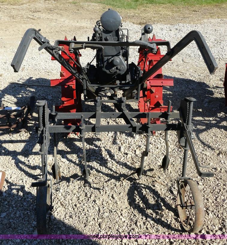 image for item A2411 Viking garden tractor with cultivator