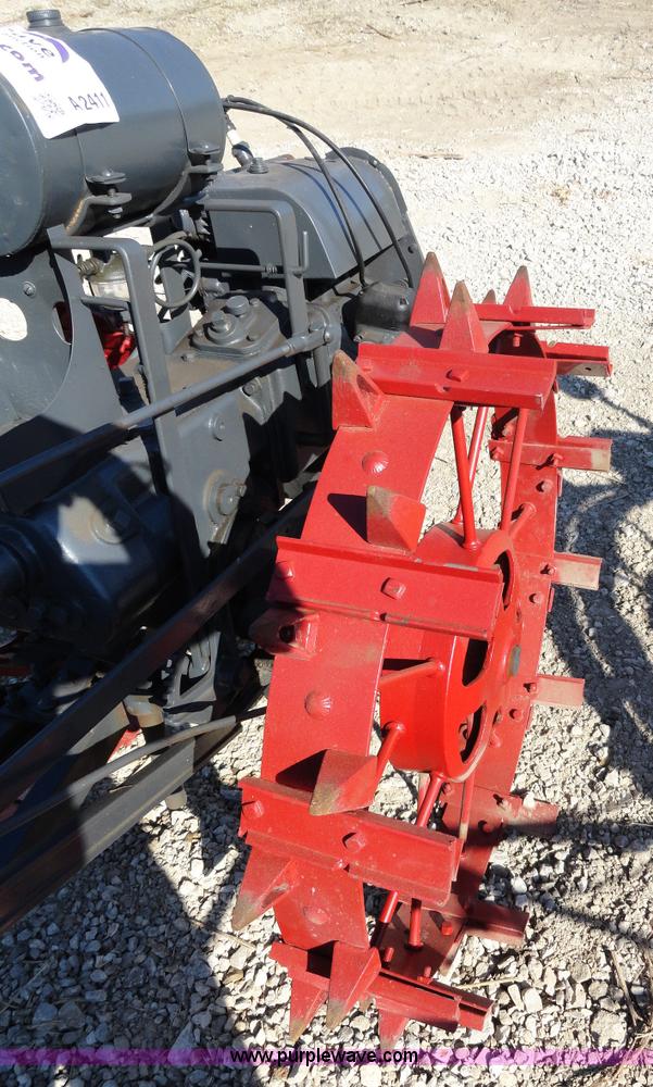 image for item A2411 Viking garden tractor with cultivator