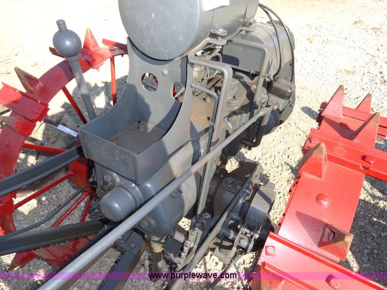 image for item A2411 Viking garden tractor with cultivator