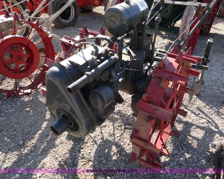 image for item A2411 Viking garden tractor with cultivator