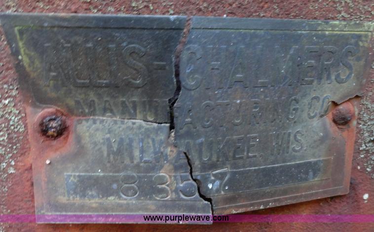 image for item A3128 Allis Chalmers E tractor