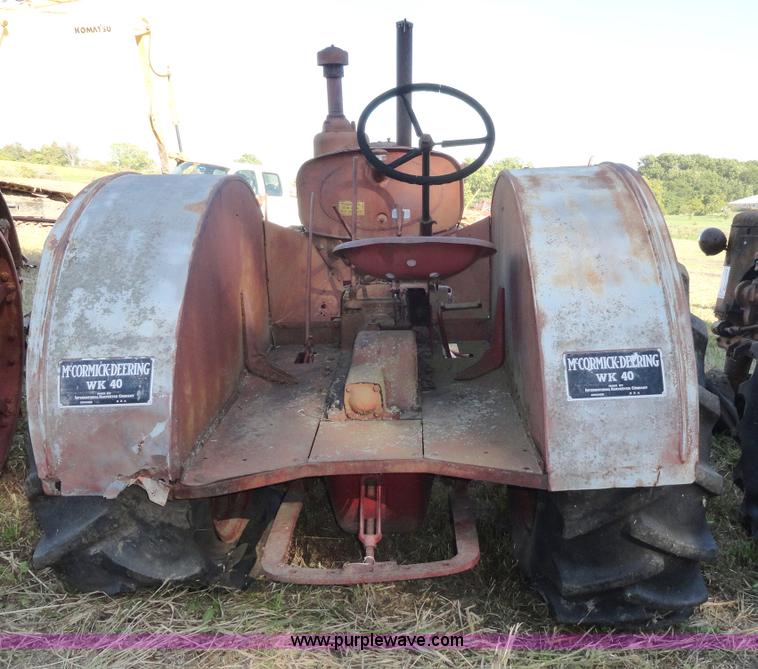 image for item A3147 McCormick-Deering WK40 tractor