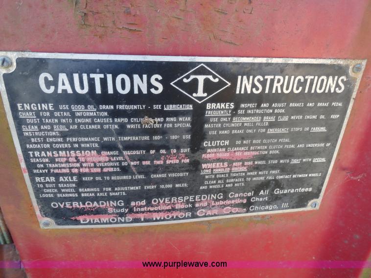 image for item A3158 1949 Diamond T pickup truck