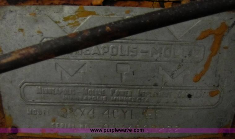 image for item C9543 1949 Minneapolis Moline RTS tractor