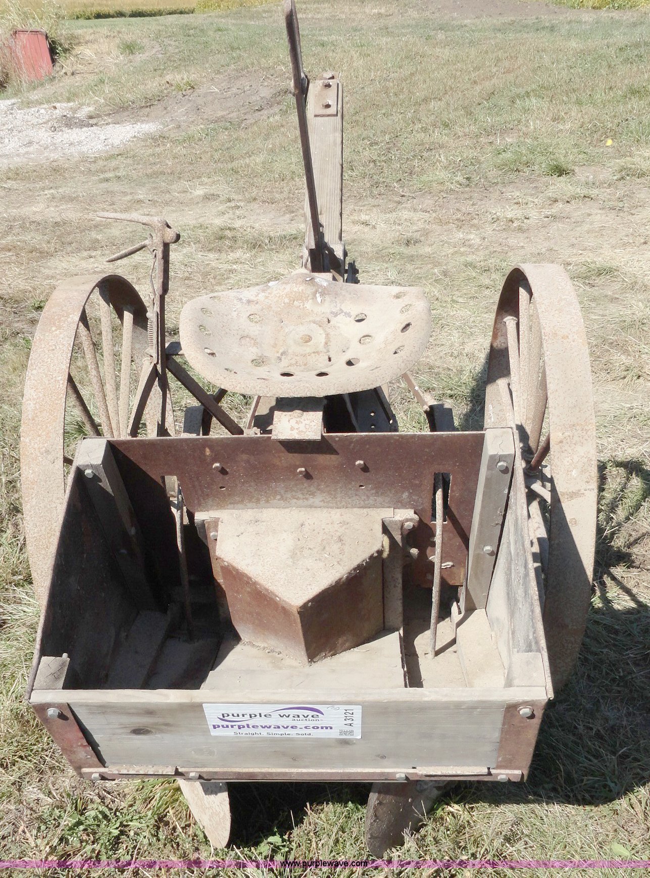 Single row potato planter in Kansas City, KS Item A3121 sold Purple