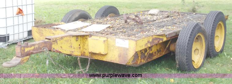 image for item A2995 1968 shop built tandem axle trailer