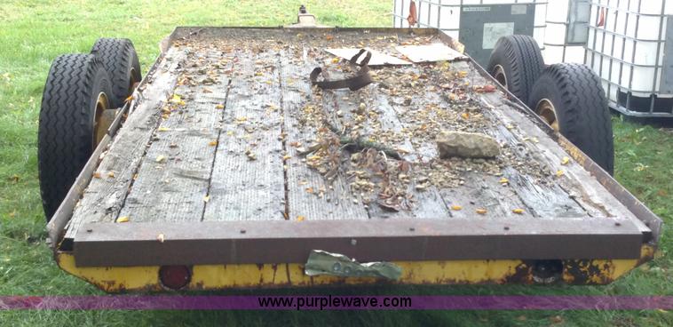 image for item A2995 1968 shop built tandem axle trailer