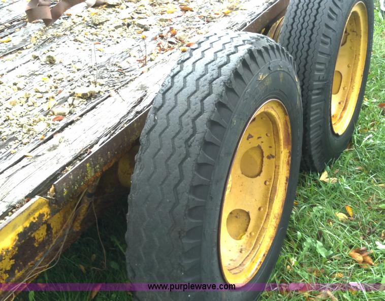 image for item A2995 1968 shop built tandem axle trailer