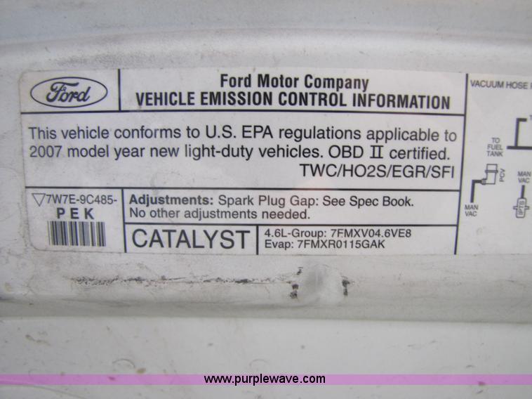 image for item A5027 2007 Ford Crown Victoria Police Interceptor