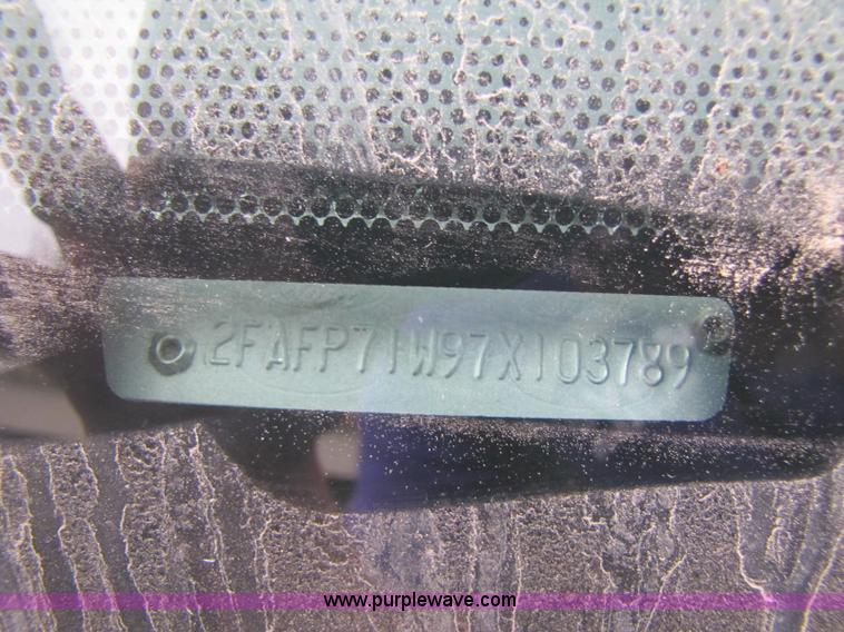 image for item A5027 2007 Ford Crown Victoria Police Interceptor