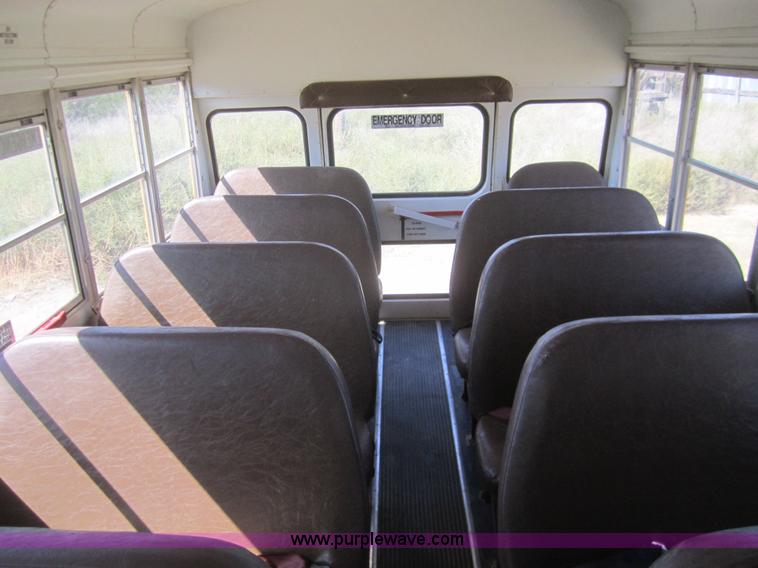 image for item B3018 1997 Chevrolet G3500 Blue Bird school bus